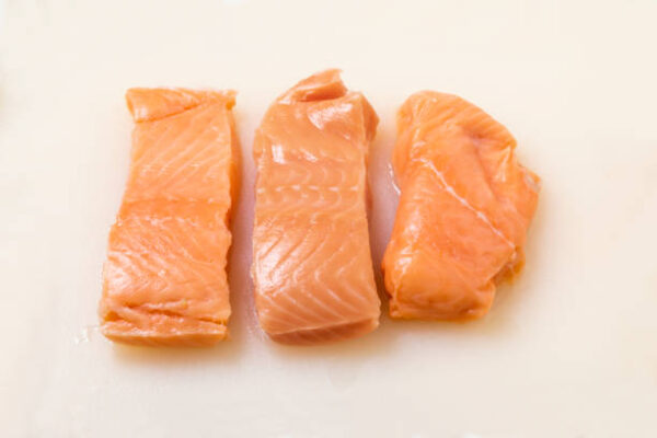 Frozen Salmon Bits & Pieces Skin On