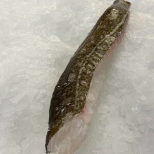 Frozen cod loins skin on