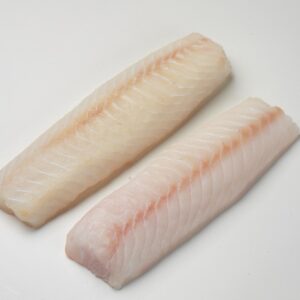 Frozen cod loins skinless