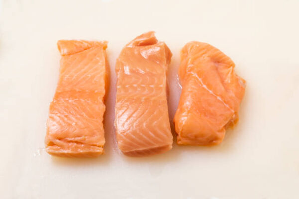 Frozen Salmon Bits & Pieces Skin On