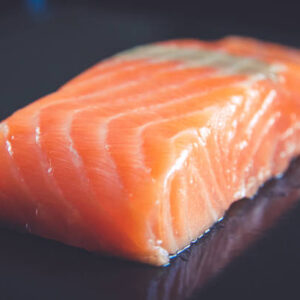 Salmon Portion skin off